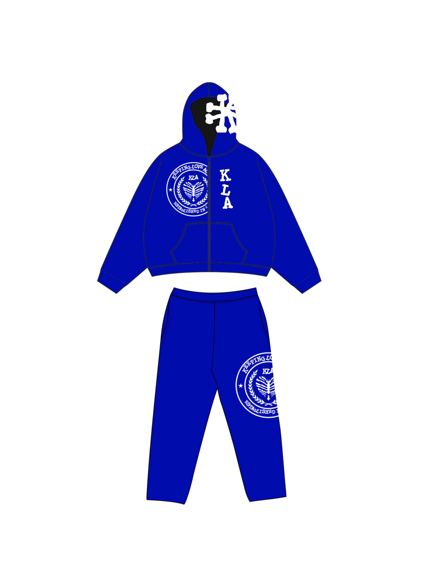 BLUE KLA UNI SWEATSUIT