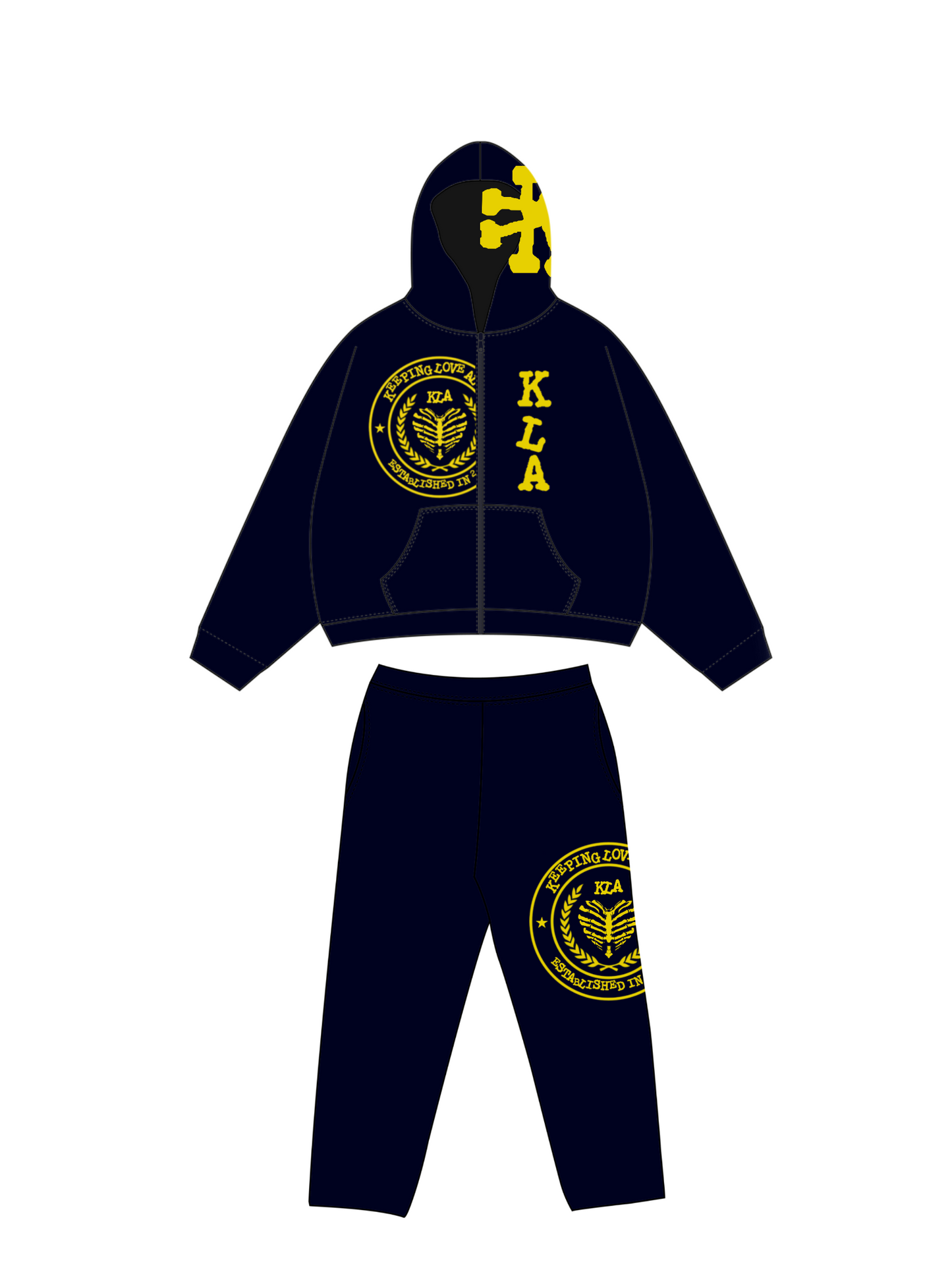NAVY KLA UNI SWEATSUIT