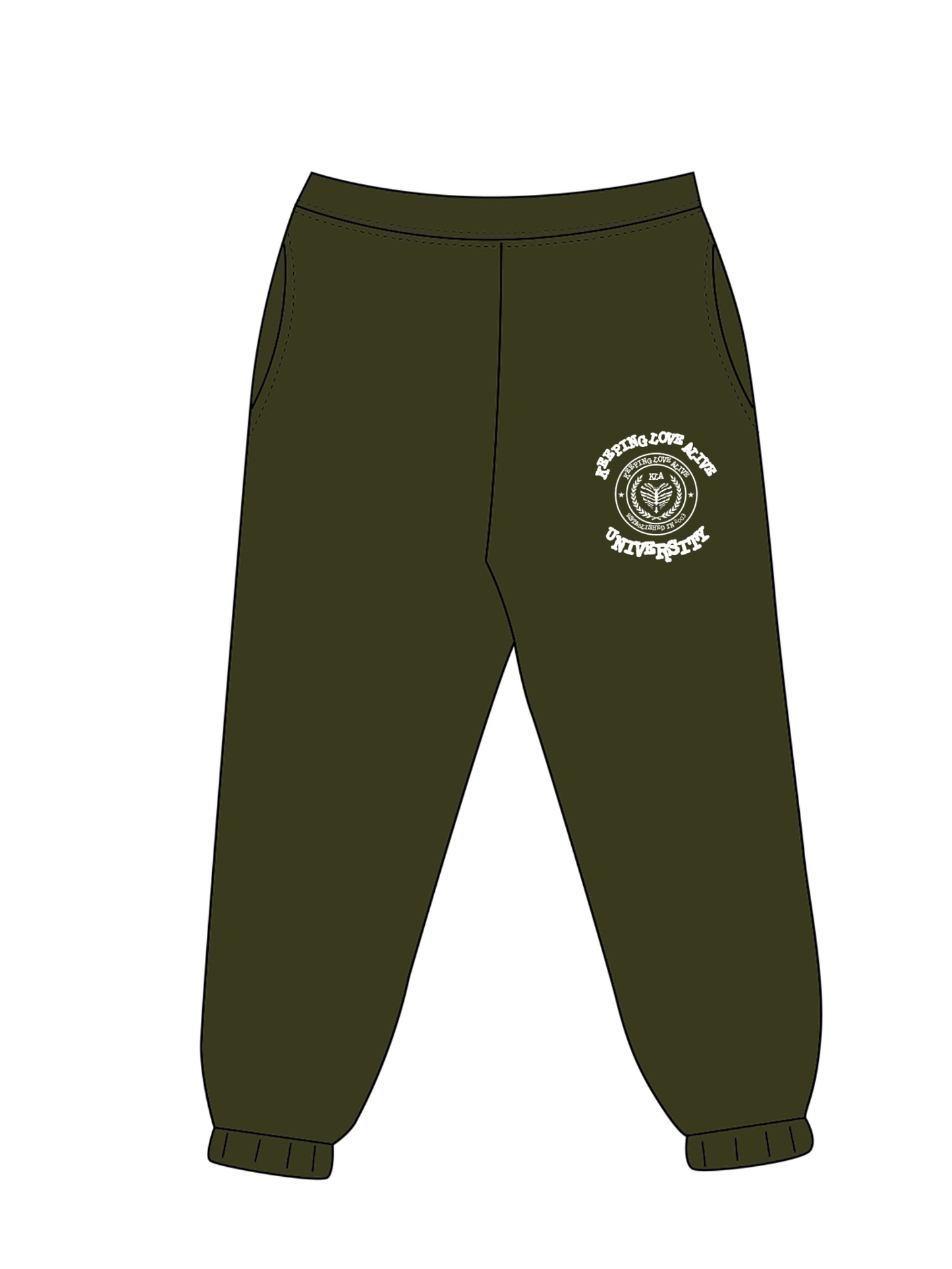OLIVE KLA UNIVERSITY JOGGERS