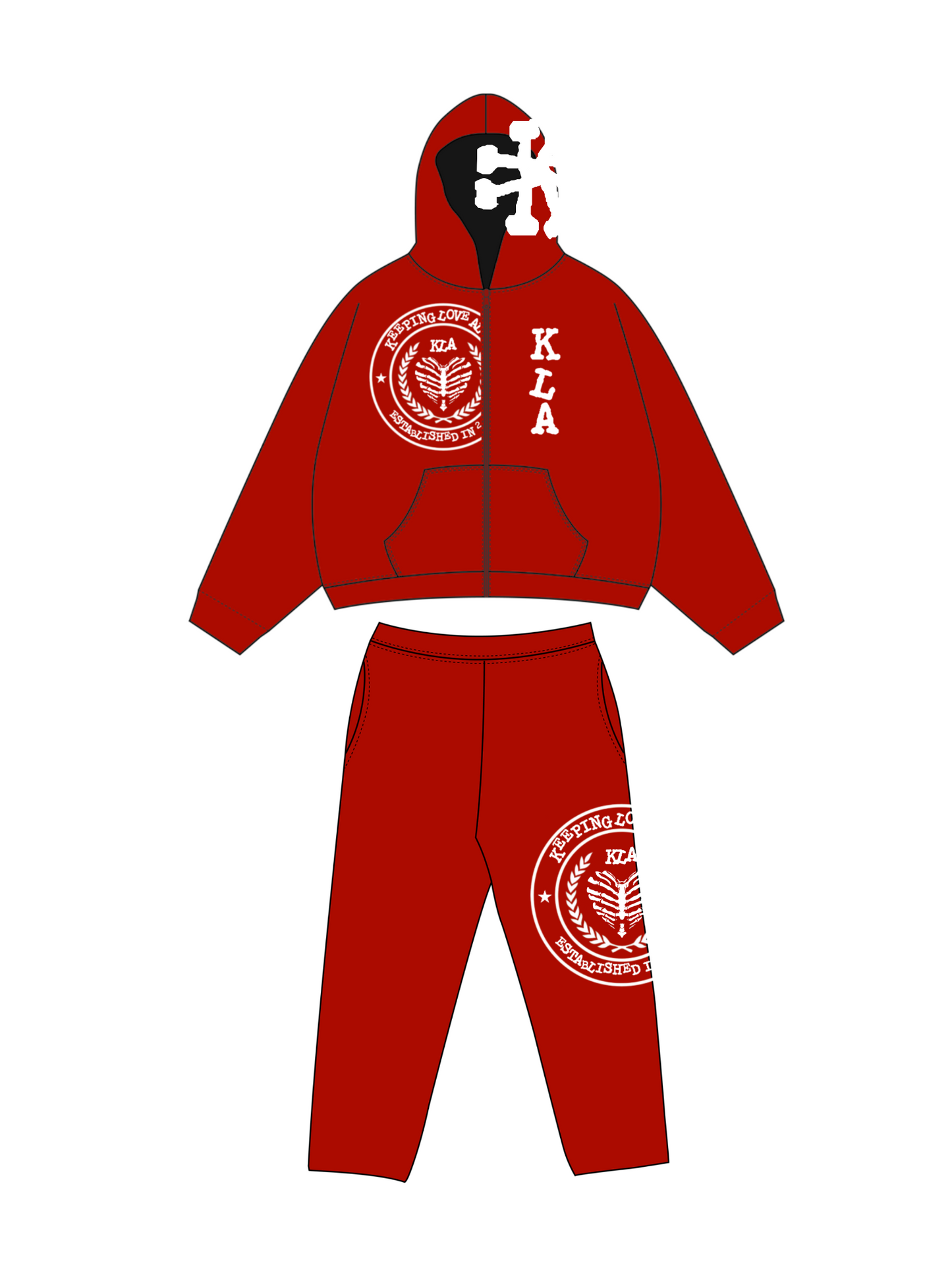 RED KLA UNI SWEATSUIT