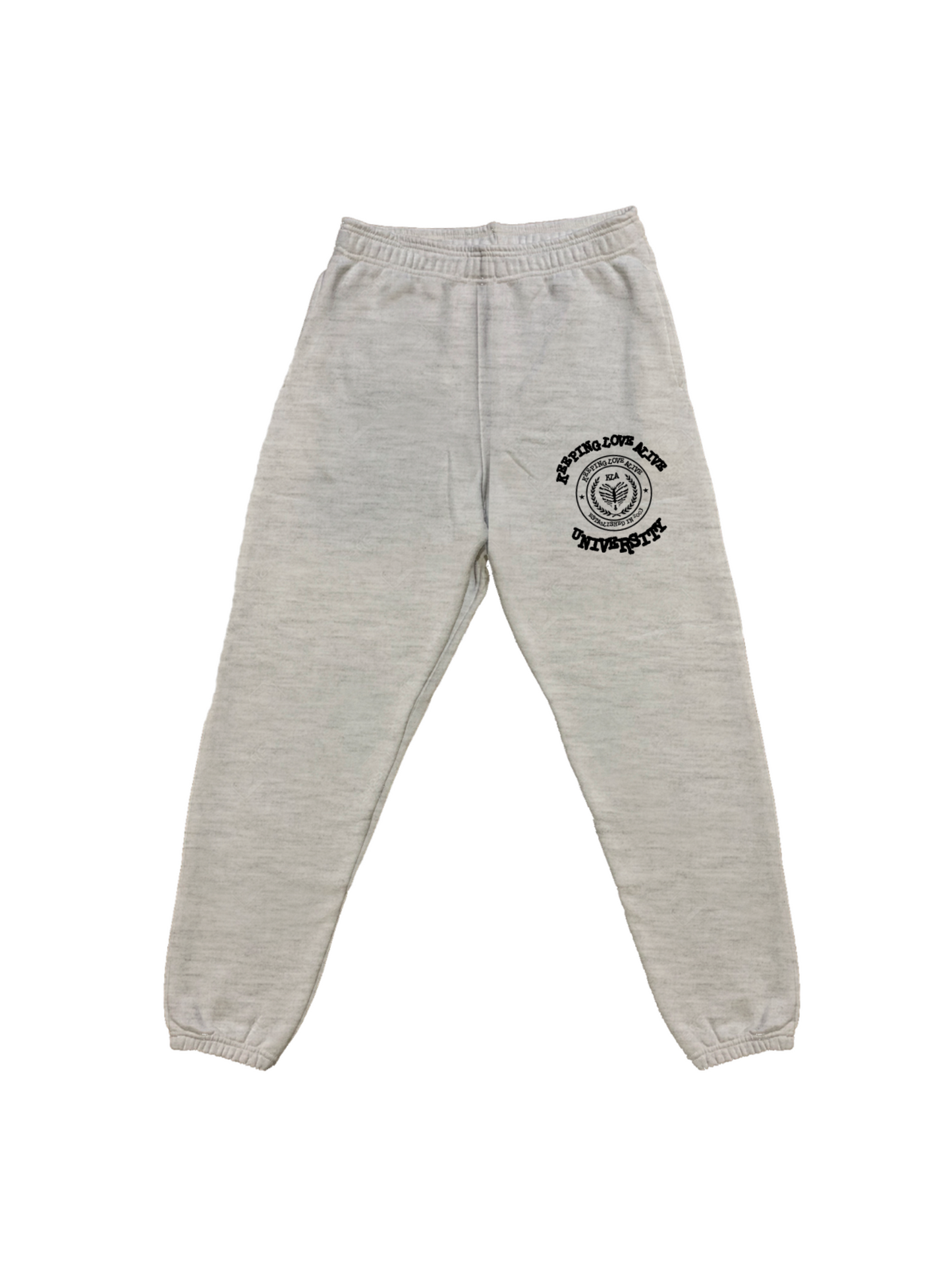 GREY KLA UNIVERSITY JOGGERS