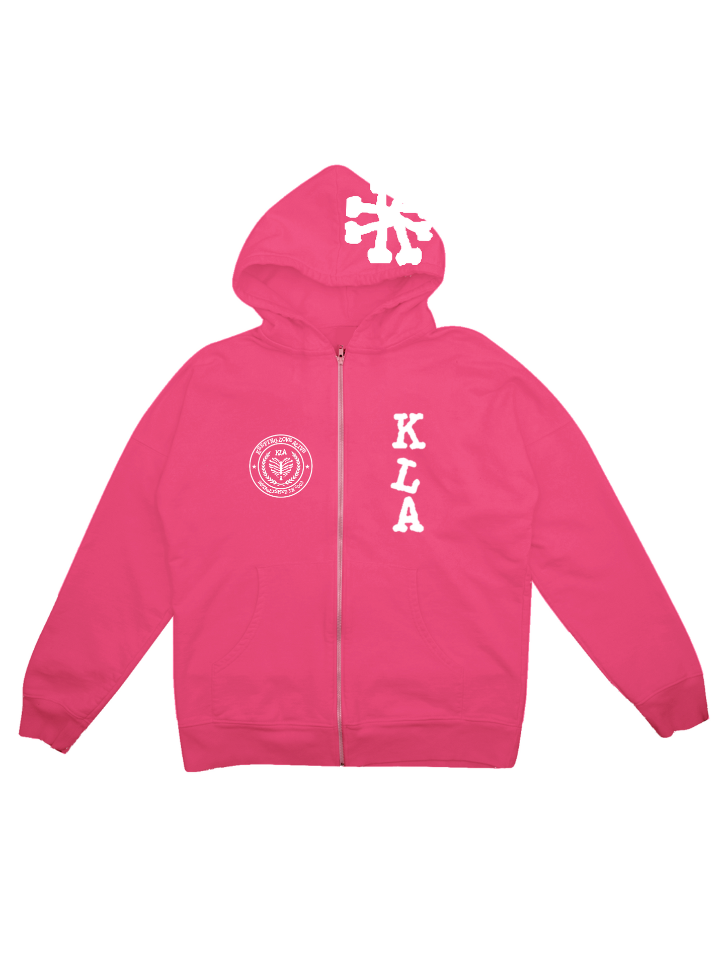Pink Kla University Zipup