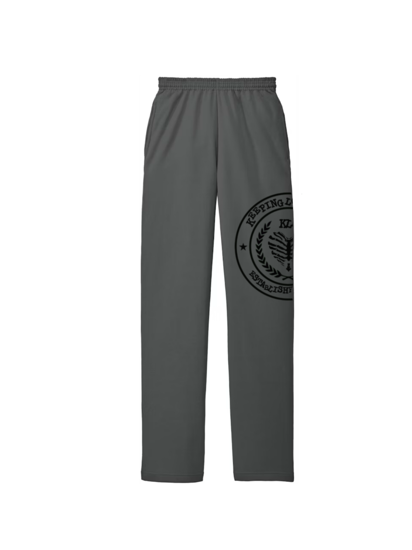 CHARCOAL KLA UNIVERSITY SWEATPANTS