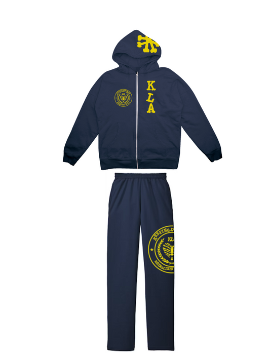 Navy Kla University Sweatsuit