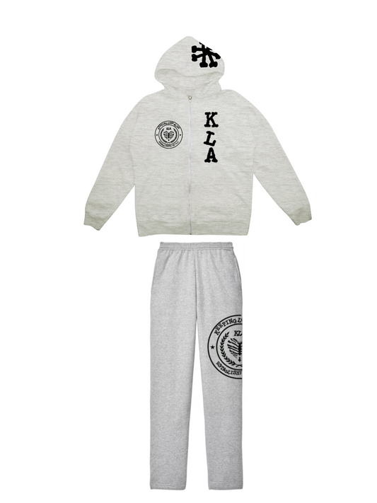 Grey Kla University Sweatsuit