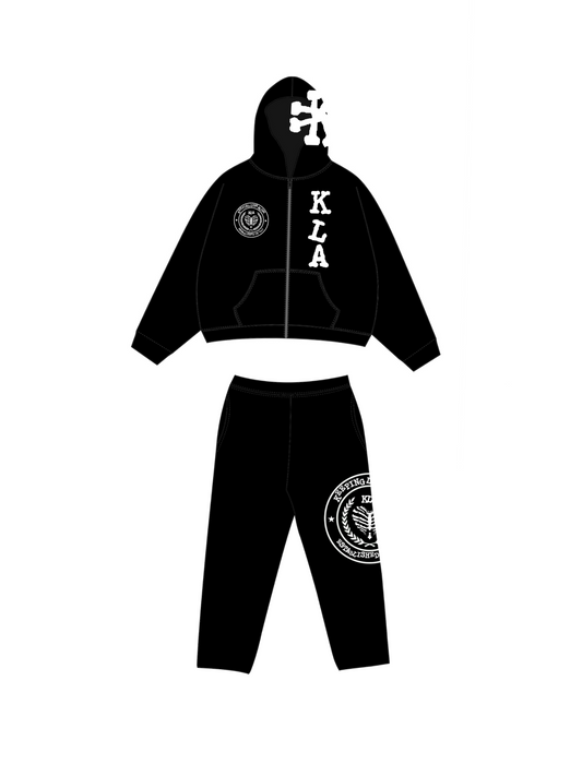 Black Kla University Sweatsuit