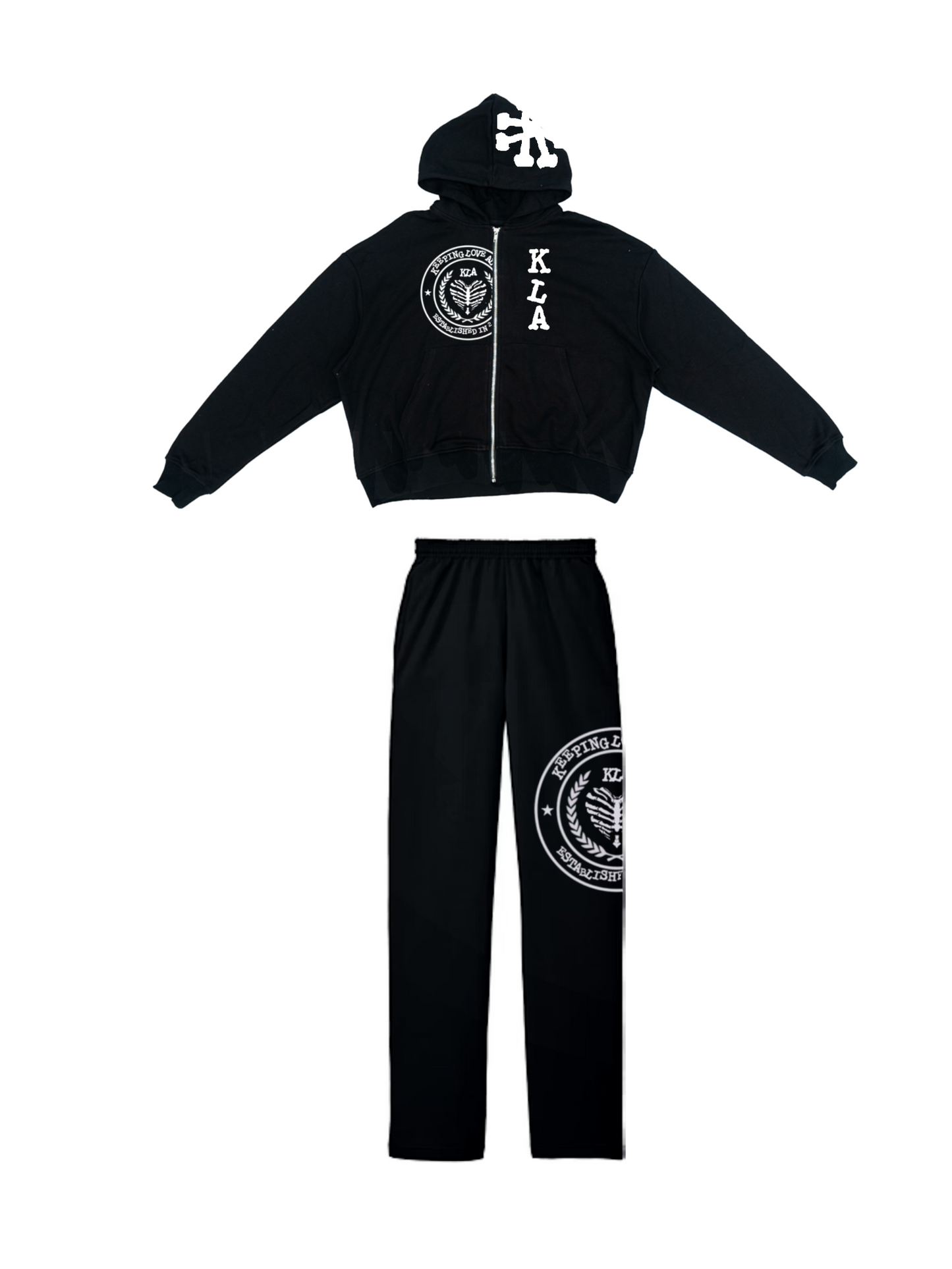 BLACK KLA UNI SWEATSUIT