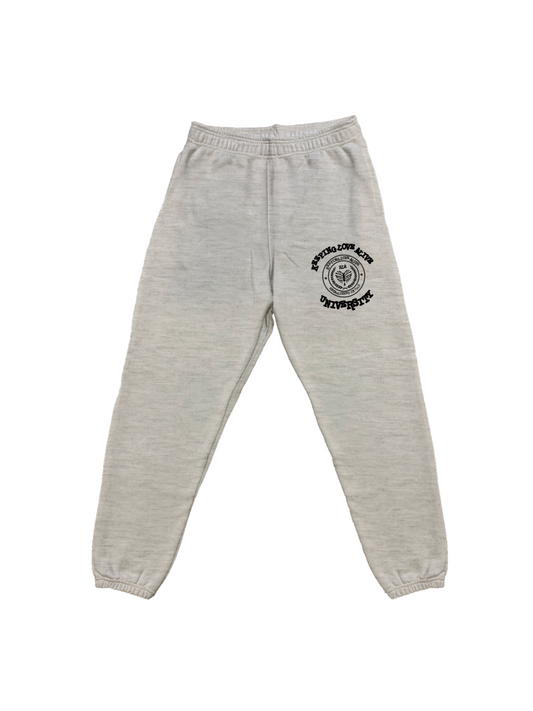 GREY KLA UNIVERSITY JOGGERS