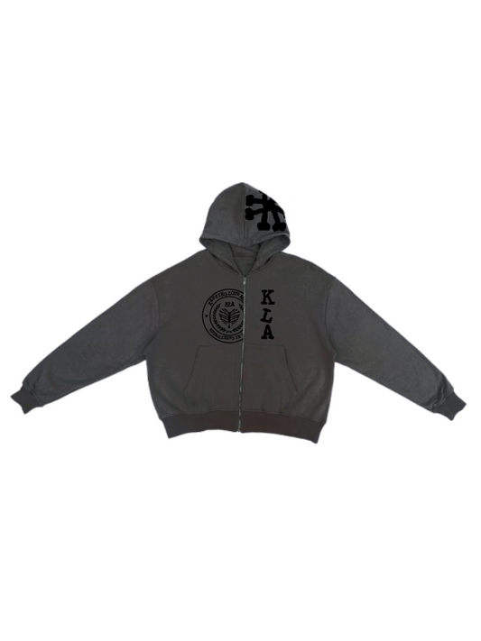 CHARCOAL KLA UNI ZIPUP