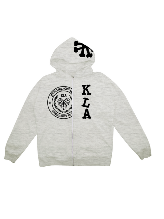 GREY KLA UNI ZIPUP