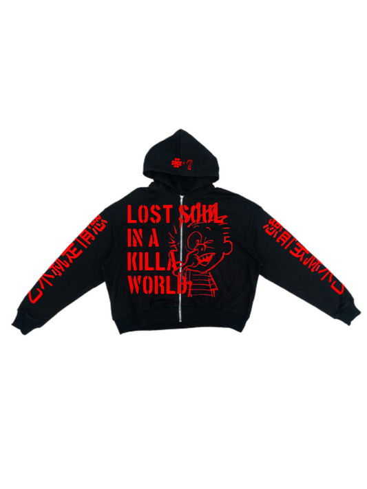 Lost Soul Red Zipup