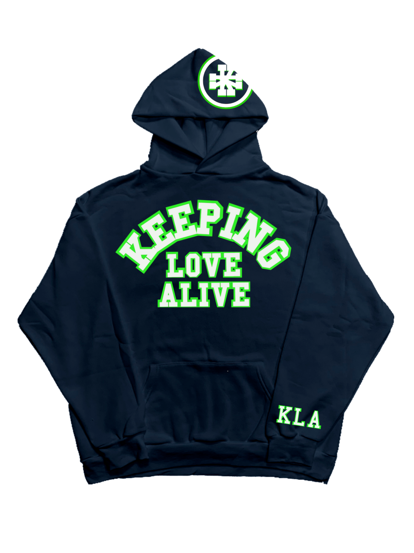 Keeping Love Alive 3.0 Navy Blue Hoodie