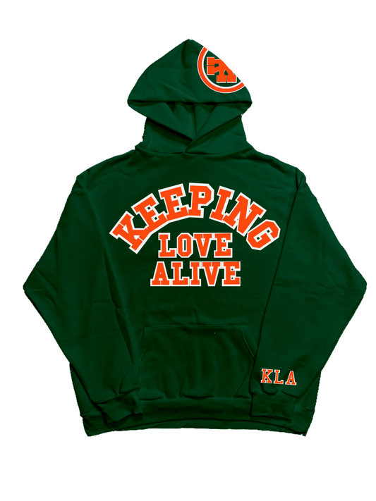 Keeping Love Alive 3.0 Green Hoodie