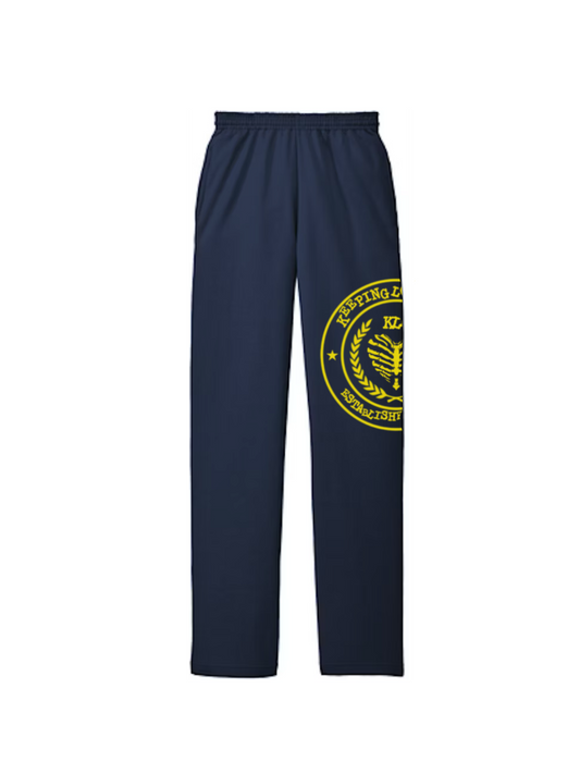 NAVY KLA UNIVERSITY SWEATPANTS